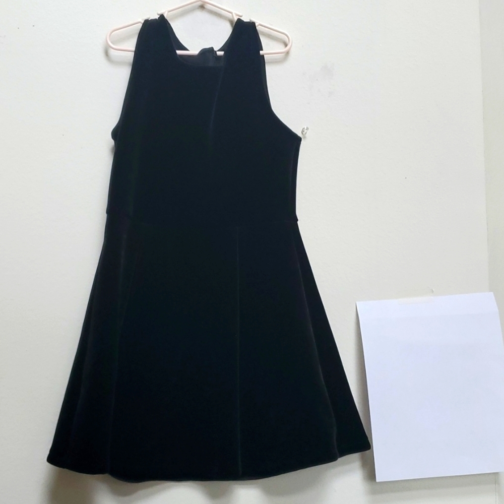 Velvet black dress